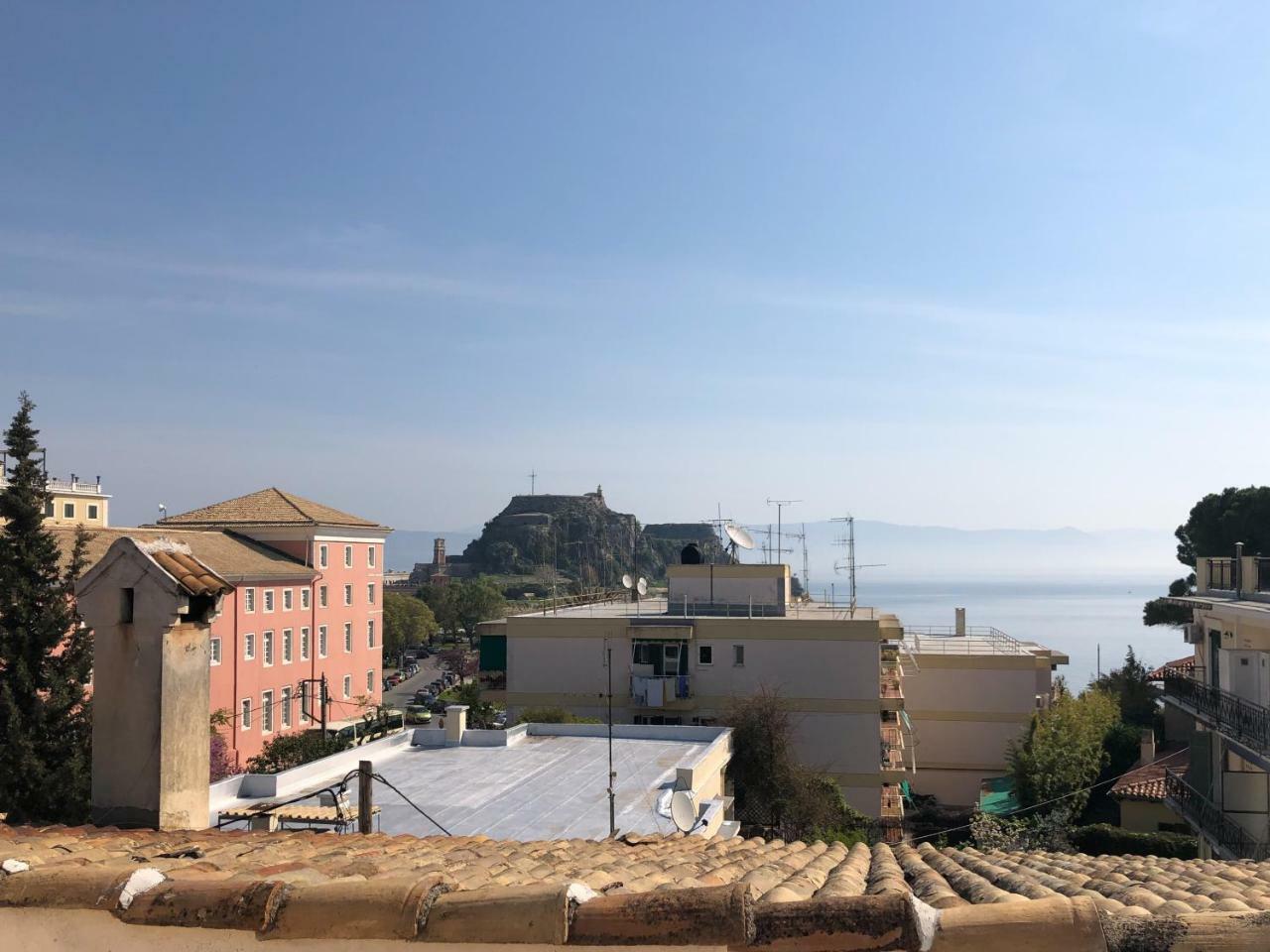 Gregos Rooftop Suite City Center W. Sea View Corfu  Bagian luar foto