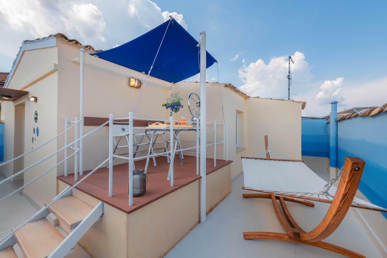 Gregos Rooftop Suite City Center W. Sea View Corfu  Bagian luar foto