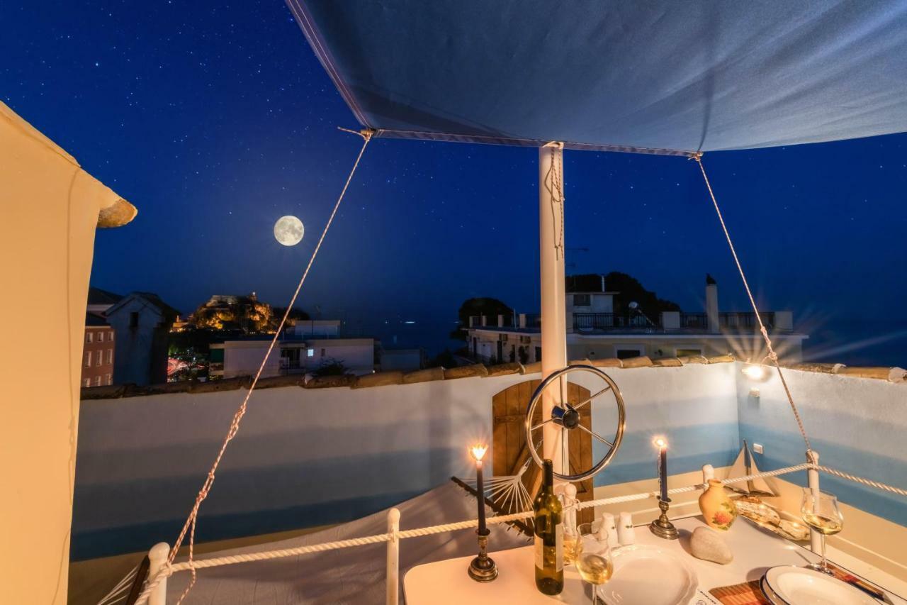 Gregos Rooftop Suite City Center W. Sea View Corfu  Bagian luar foto